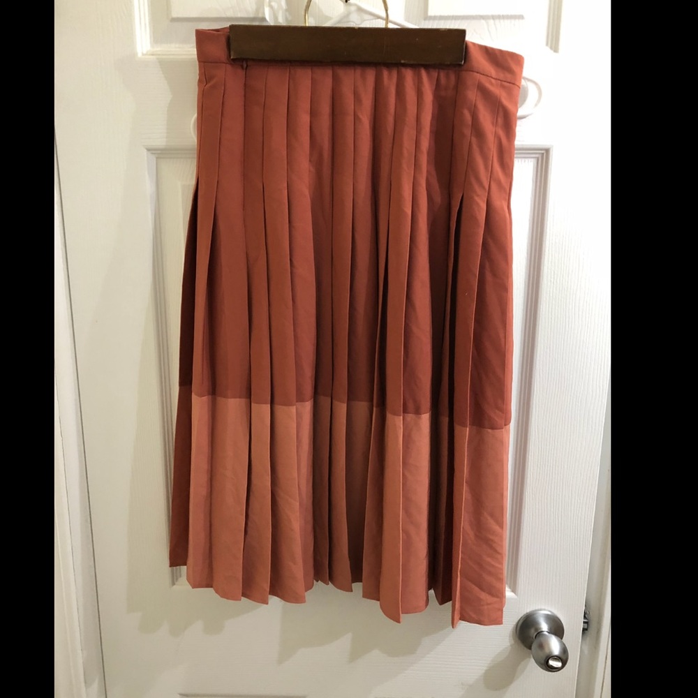 Midi Pleated Skirt